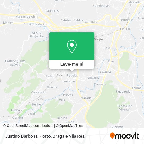 Justino Barbosa mapa