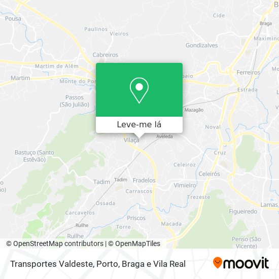 Transportes Valdeste mapa