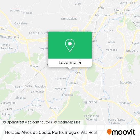 Horacio Alves da Costa mapa