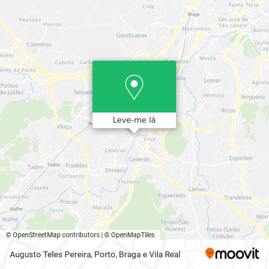 Augusto Teles Pereira mapa