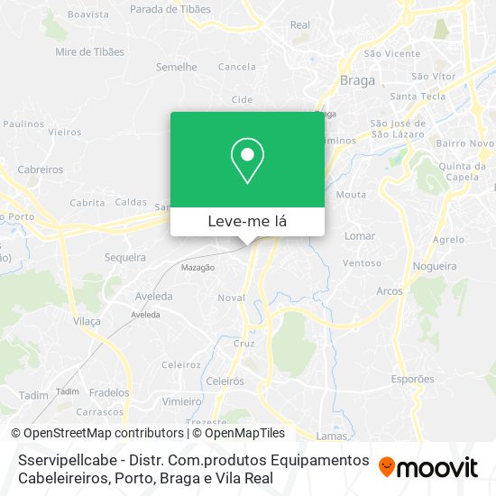 Sservipellcabe - Distr. Com.produtos Equipamentos Cabeleireiros mapa