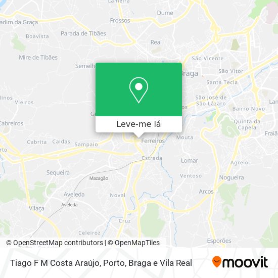 Tiago F M Costa Araújo mapa