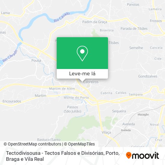 Tectodivisousa - Tectos Falsos e Divisórias mapa