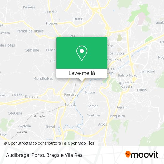 Audibraga mapa