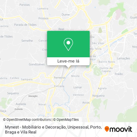 Mynest - Mobiliário e Decoração, Unipessoal mapa