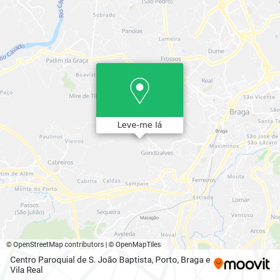 Centro Paroquial de S. João Baptista mapa