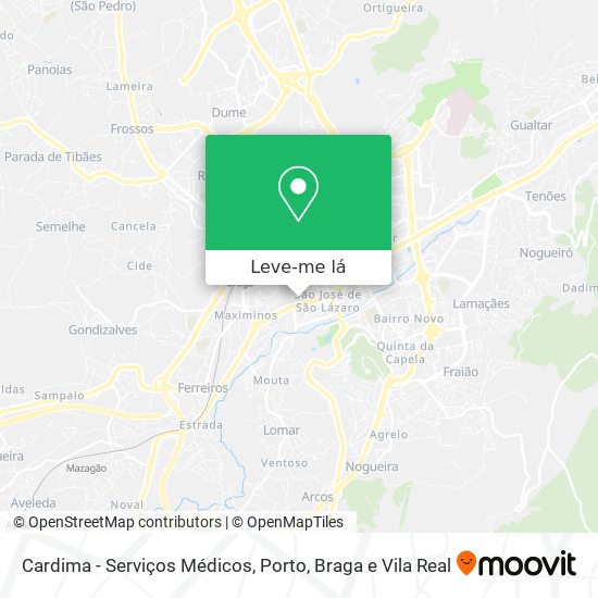 Cardima - Serviços Médicos mapa