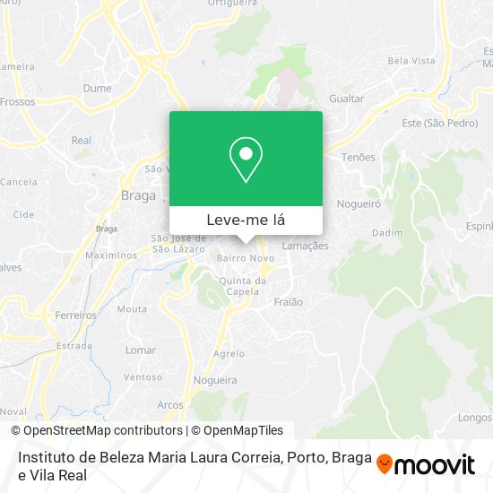 Instituto de Beleza Maria Laura Correia mapa