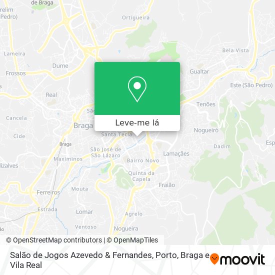 Salão de Jogos Azevedo & Fernandes mapa