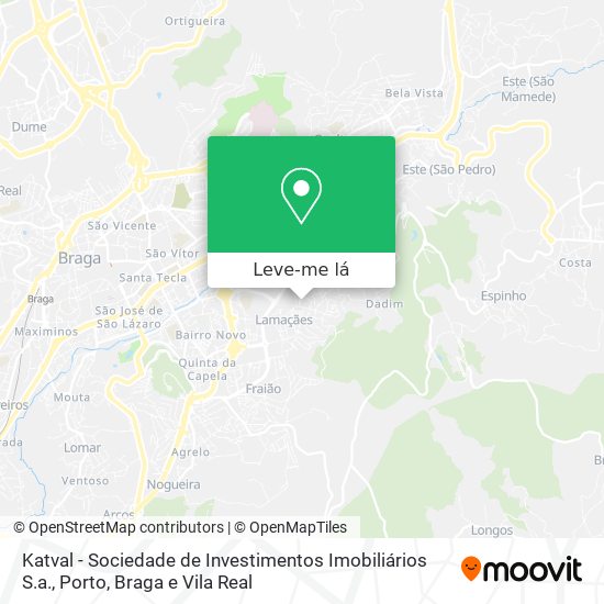 Katval - Sociedade de Investimentos Imobiliários S.a. mapa