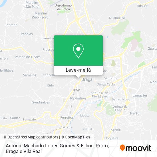 António Machado Lopes Gomes & Filhos mapa