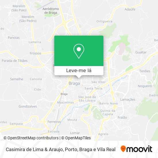 Casimira de Lima & Araujo mapa