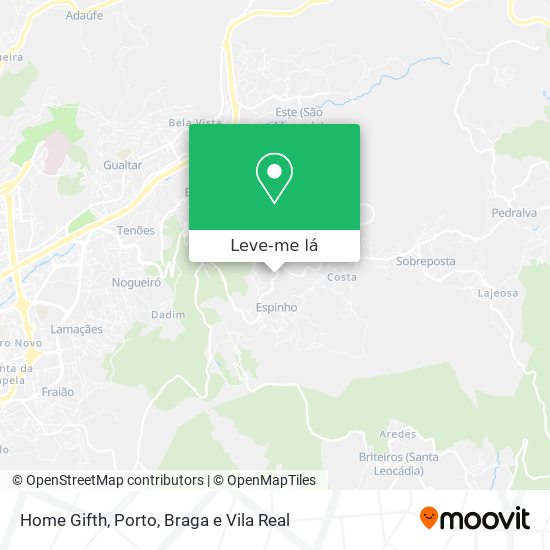 Home Gifth mapa
