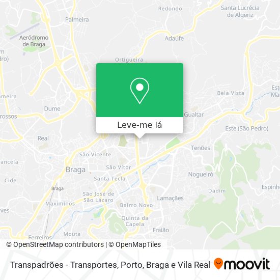 Transpadrões - Transportes mapa