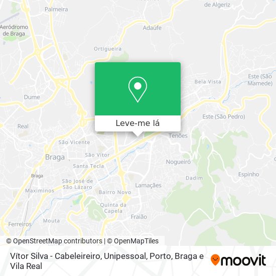 Vítor Silva - Cabeleireiro, Unipessoal mapa