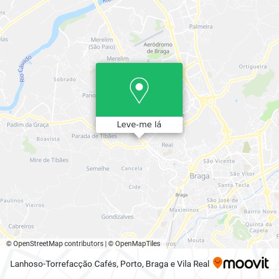Lanhoso-Torrefacção Cafés mapa