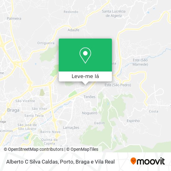 Alberto C Silva Caldas mapa