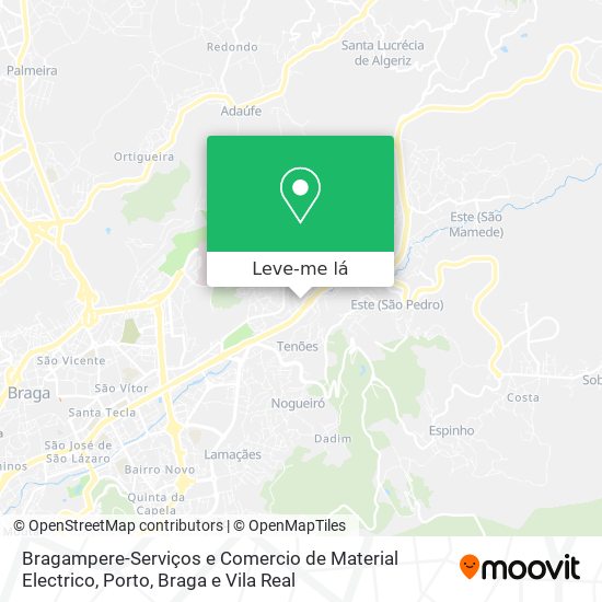 Bragampere-Serviços e Comercio de Material Electrico mapa