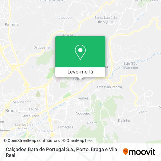 Calçados Bata de Portugal S.a. mapa