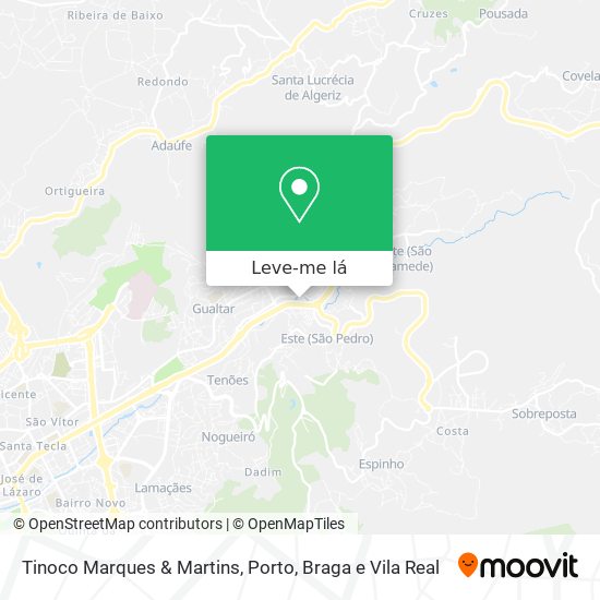 Tinoco Marques & Martins mapa