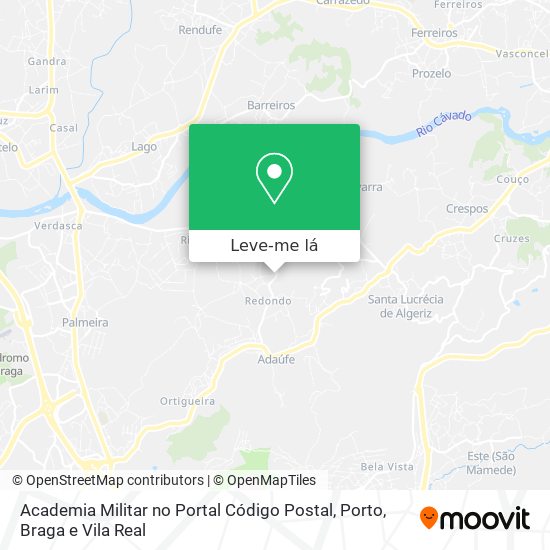 Academia Militar no Portal Código Postal mapa