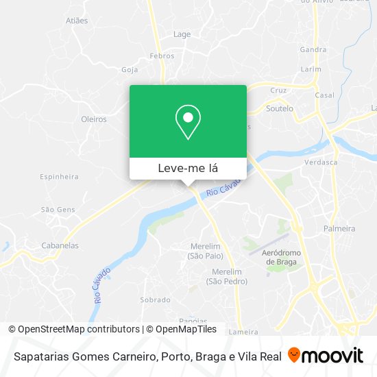 Sapatarias Gomes Carneiro mapa