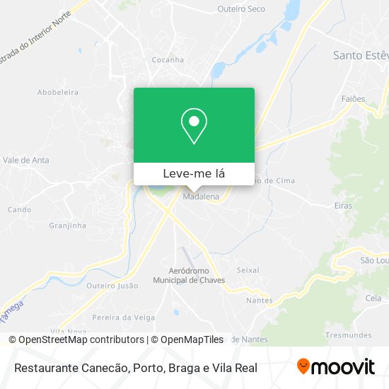 Restaurante Canecão mapa