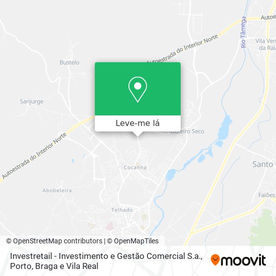 Investretail - Investimento e Gestão Comercial S.a. mapa