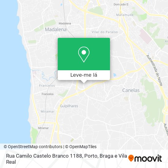 Rua Camilo Castelo Branco 1188 mapa
