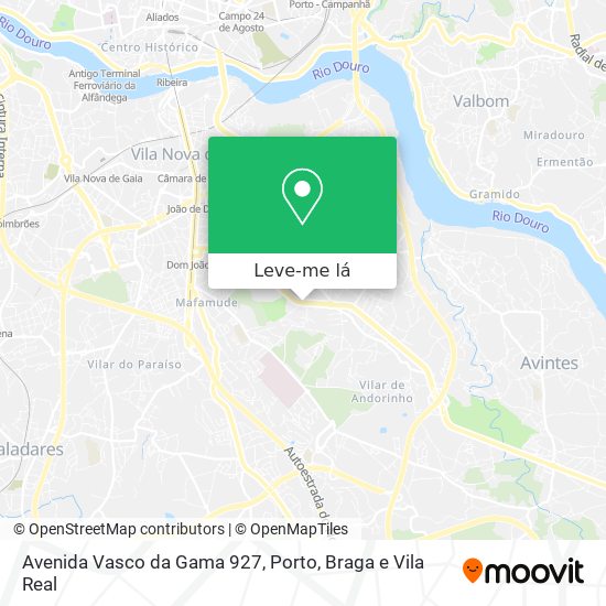 Avenida Vasco da Gama 927 mapa