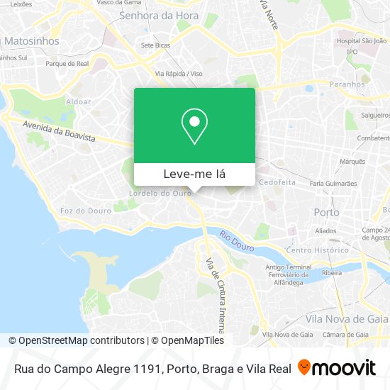 Rua do Campo Alegre 1191 mapa