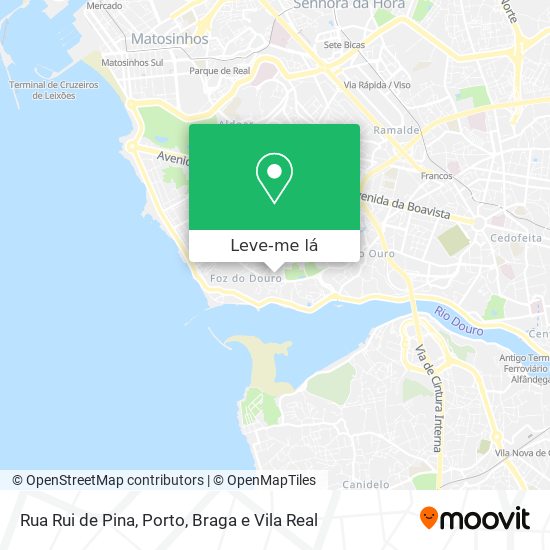 Rua Rui de Pina mapa