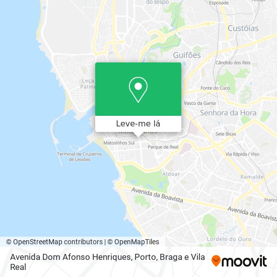 Avenida Dom Afonso Henriques mapa