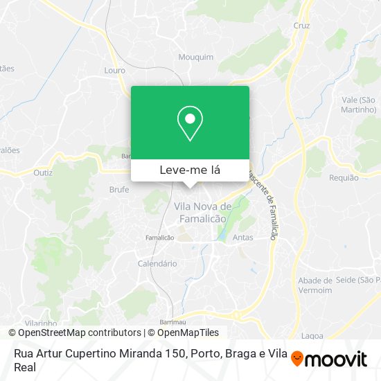 Rua Artur Cupertino Miranda 150 mapa