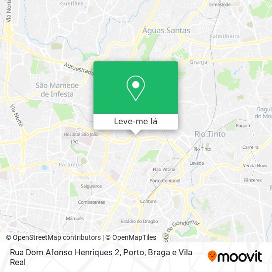 Rua Dom Afonso Henriques 2 mapa