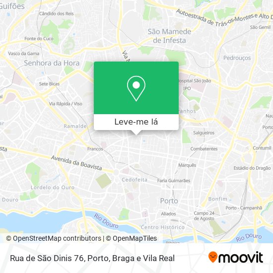 Rua de São Dinis 76 mapa