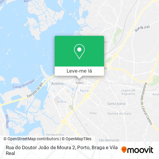 Rua do Doutor João de Moura 2 mapa