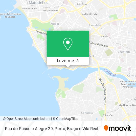 Rua do Passeio Alegre 20 mapa