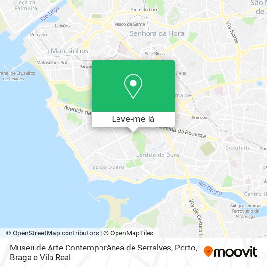 Museu de Arte Contemporânea de Serralves mapa
