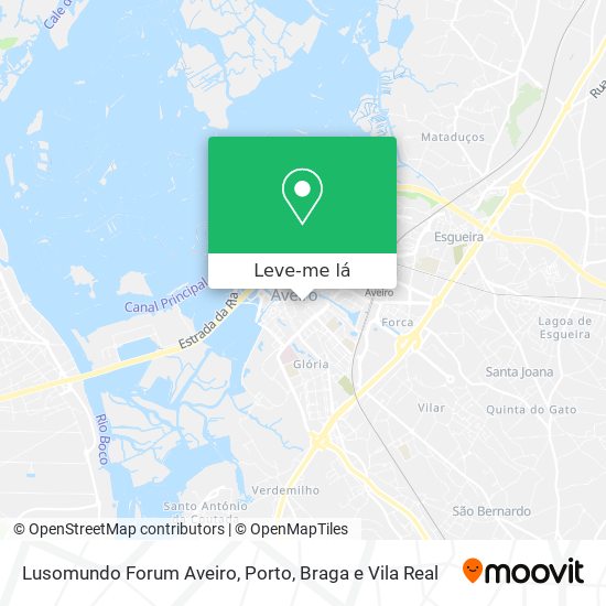 Lusomundo Forum Aveiro mapa