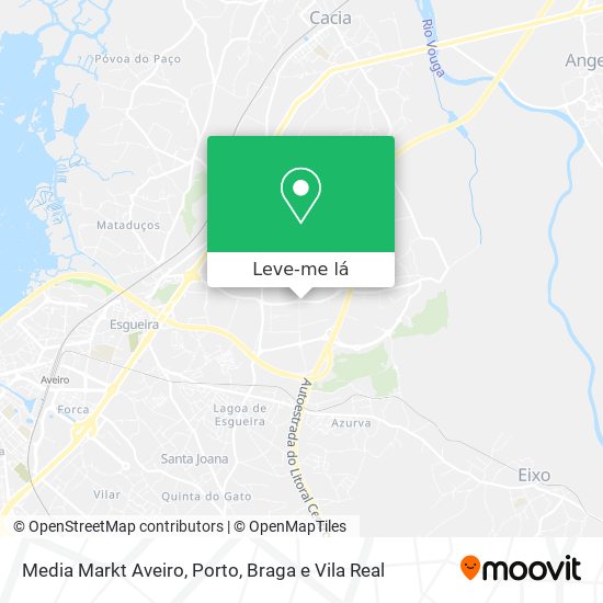 Media Markt Aveiro mapa