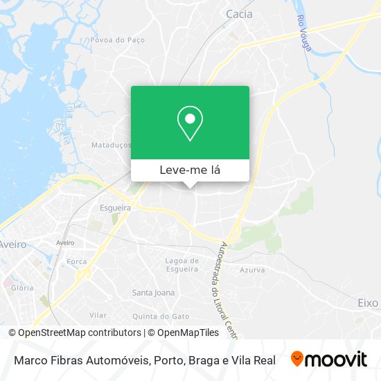Marco Fibras Automóveis mapa