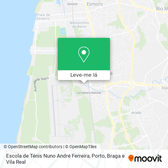 Escola de Ténis Nuno André Ferreira mapa
