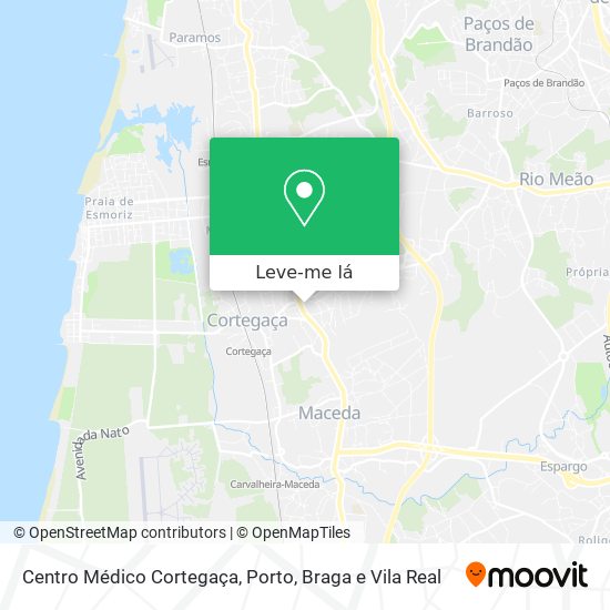 Centro Médico Cortegaça mapa