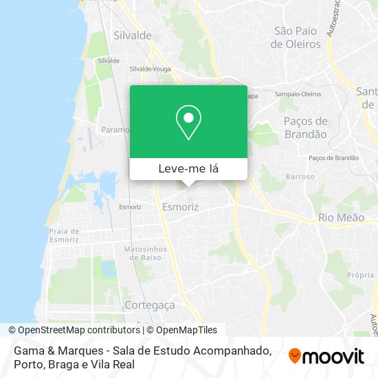Gama & Marques - Sala de Estudo Acompanhado mapa