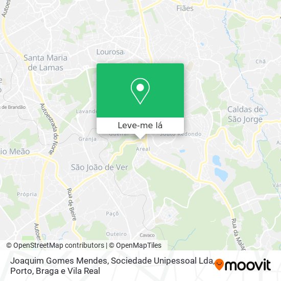 Joaquim Gomes Mendes, Sociedade Unipessoal Lda mapa