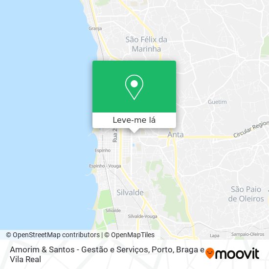 Amorim & Santos - Gestão e Serviços mapa