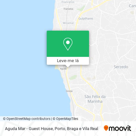 Aguda Mar - Guest House mapa