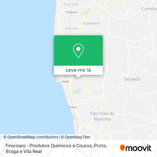 Finicouro - Produtos Quimicos e Couros mapa