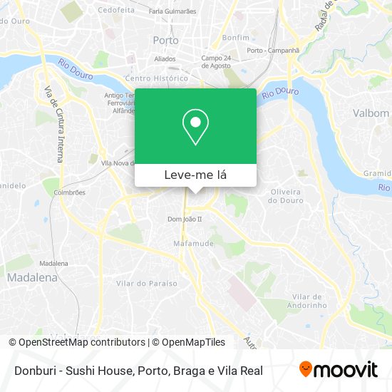 Donburi - Sushi House mapa